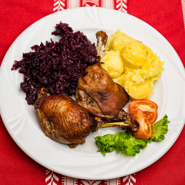 Szuvidált pecsenye kacsacomb